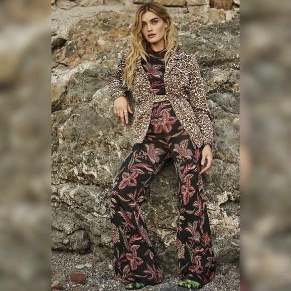 Anthropologie Scotch & Soda Knitted 2-Piece Set Tropical Bloom - Picture 2 of 15